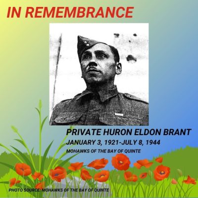 Private Huron Eldon Brant